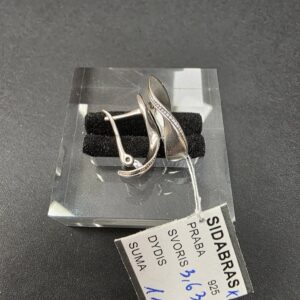 Sidabriniai auskarai