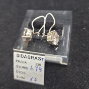 Sidabriniai auskarai