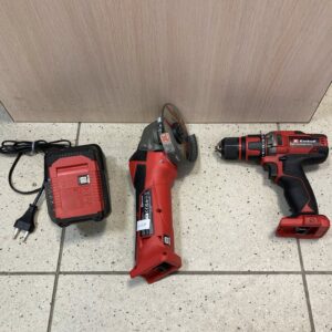 Kampinis Šlifuoklis EINHELL TE-AG 18/115 ir Suktukas EINHELL TE-CD 18/40