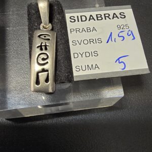 Sidabrinis pakabukas