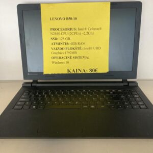 Nešiojamas kompiuteris LENOVO B50-10
