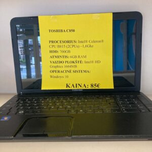 Nešiojamas Kompiuteris TOSHIBA C850
