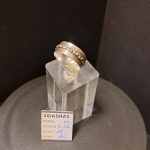 Sidabrinis žiedas