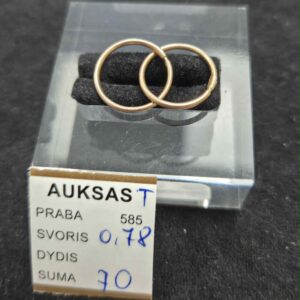 Auksiniai auskarai