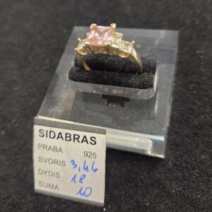 Sidabrinis žiedas