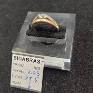Sidabrinis žiedas