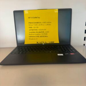 Nešiojamas Kompiuteris HP 15-fc0067ny