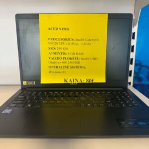 Nešiojamas kompiuteris ACER N19H1