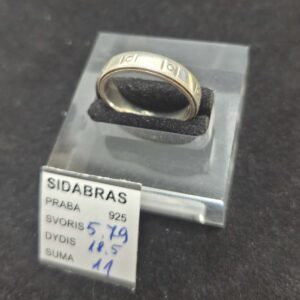 Sidabrinis žiedas