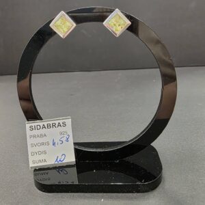 Sidabriniai auskarai
