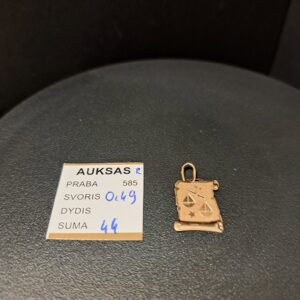 Auksinis pakabukas