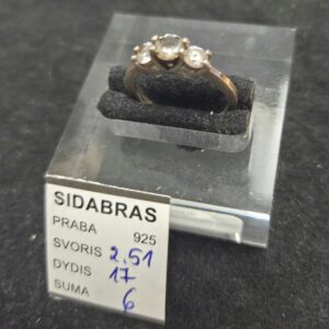 Sidabrinis žiedas