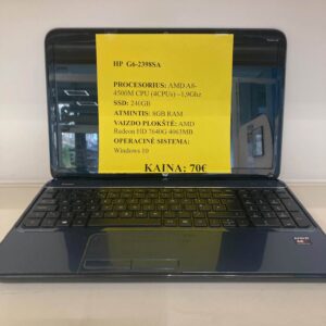 Nešiojamas kompiuteris HP G6-2398SA