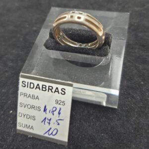 Sidabrinis žiedas
