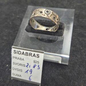 Sidabrinis žiedas